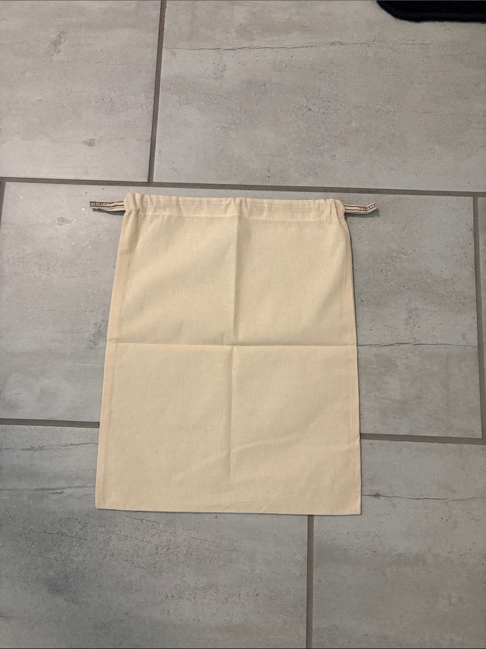 Tory Burch Cream Drawstring Dust Bag